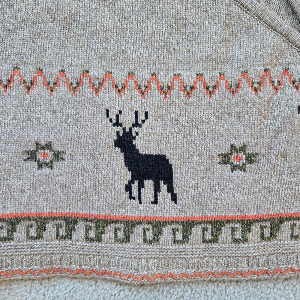 NWOT Beretta Wool Wrap Cape Moose Elk Deer Reindeer - Picture 5 of 12